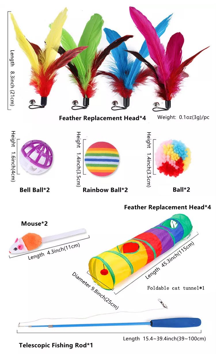 14 Pieces Cat Toys